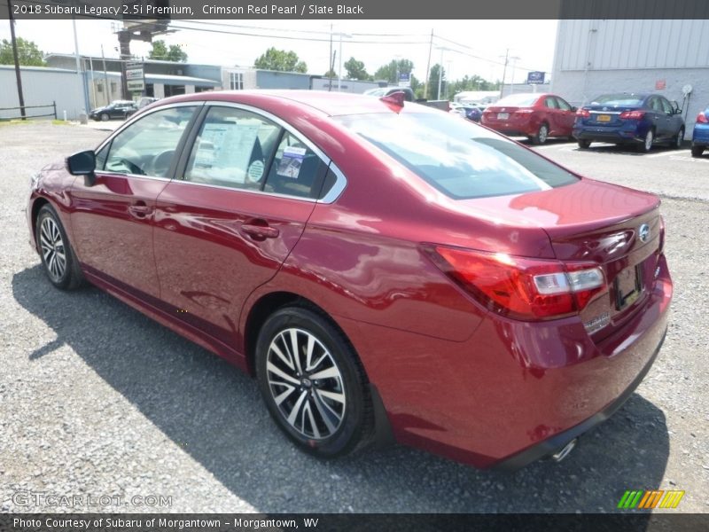 Crimson Red Pearl / Slate Black 2018 Subaru Legacy 2.5i Premium