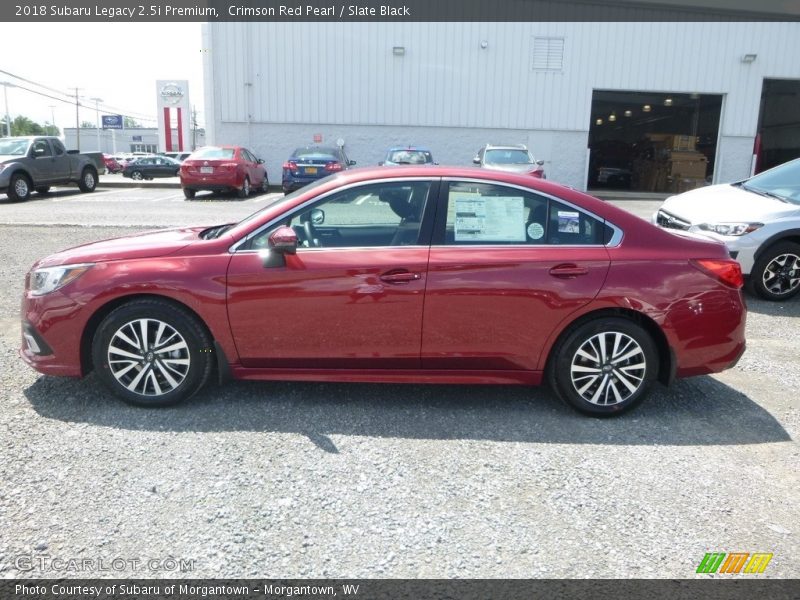 Crimson Red Pearl / Slate Black 2018 Subaru Legacy 2.5i Premium