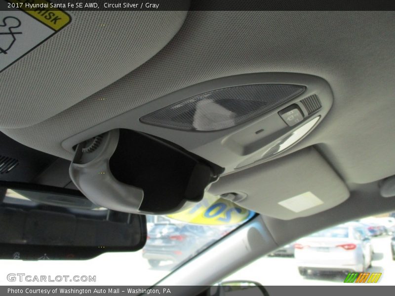 Circuit Silver / Gray 2017 Hyundai Santa Fe SE AWD