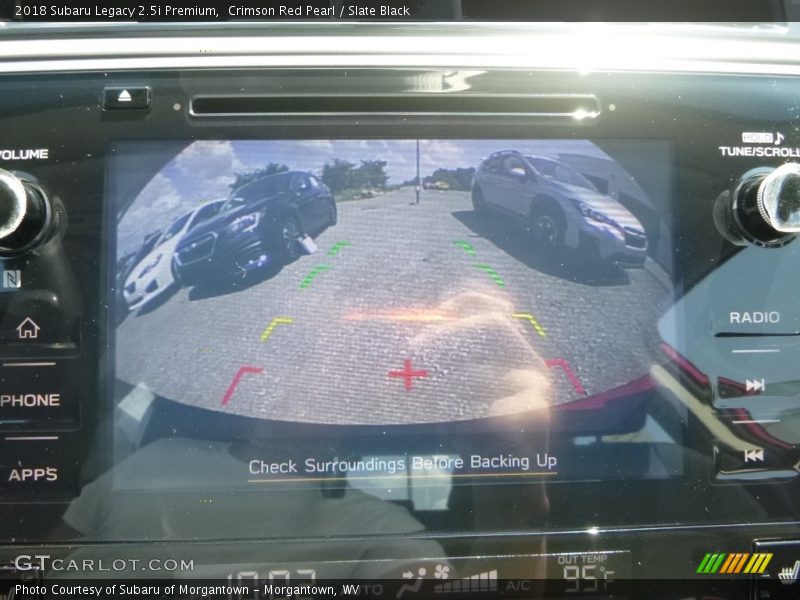 Crimson Red Pearl / Slate Black 2018 Subaru Legacy 2.5i Premium