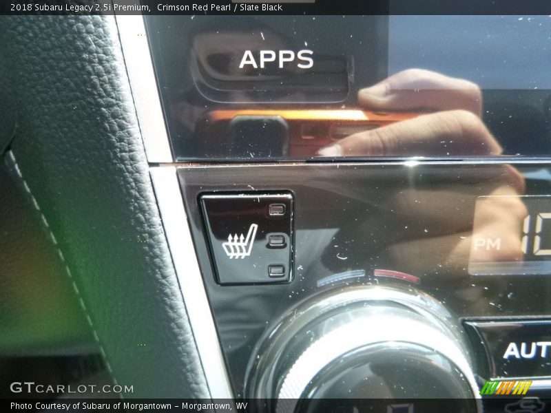 Crimson Red Pearl / Slate Black 2018 Subaru Legacy 2.5i Premium