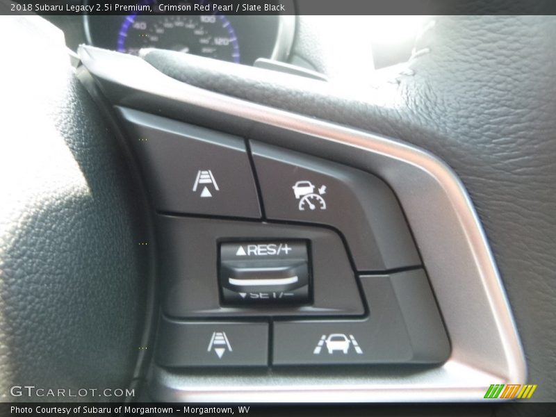 Crimson Red Pearl / Slate Black 2018 Subaru Legacy 2.5i Premium