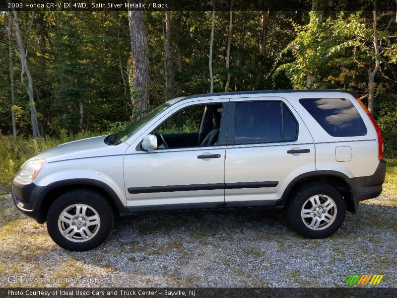 Satin Silver Metallic / Black 2003 Honda CR-V EX 4WD