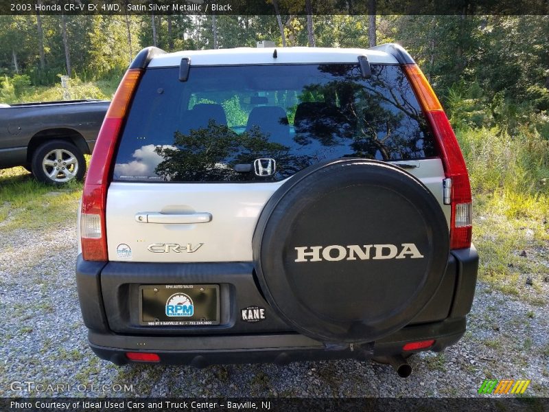 Satin Silver Metallic / Black 2003 Honda CR-V EX 4WD