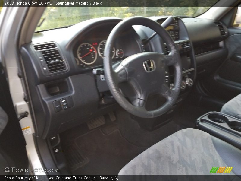 Satin Silver Metallic / Black 2003 Honda CR-V EX 4WD