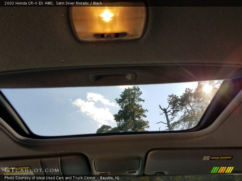 Satin Silver Metallic / Black 2003 Honda CR-V EX 4WD