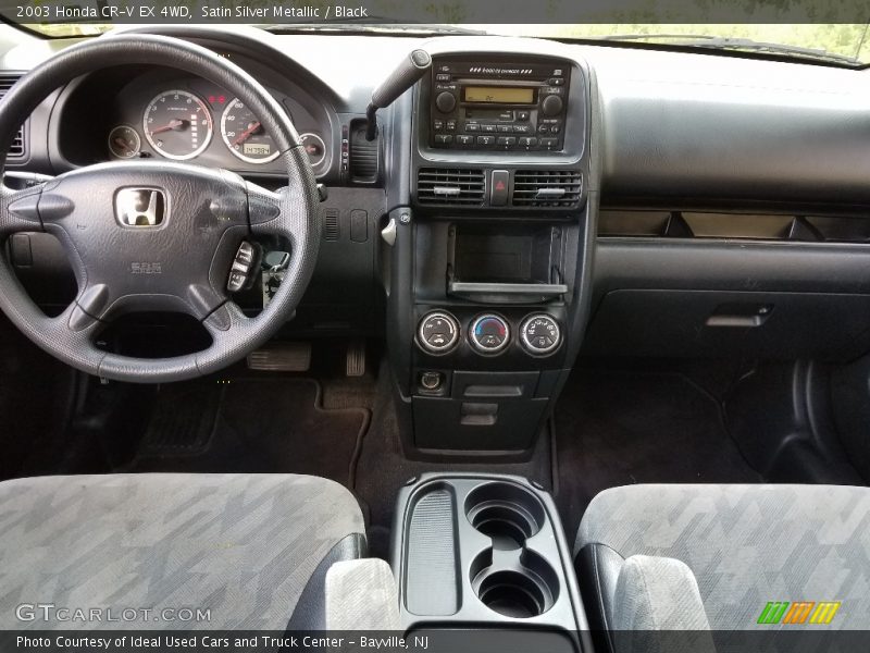 Satin Silver Metallic / Black 2003 Honda CR-V EX 4WD