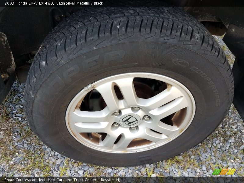 Satin Silver Metallic / Black 2003 Honda CR-V EX 4WD