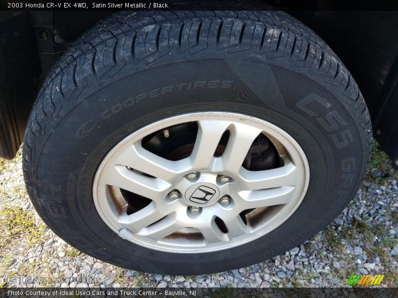Satin Silver Metallic / Black 2003 Honda CR-V EX 4WD