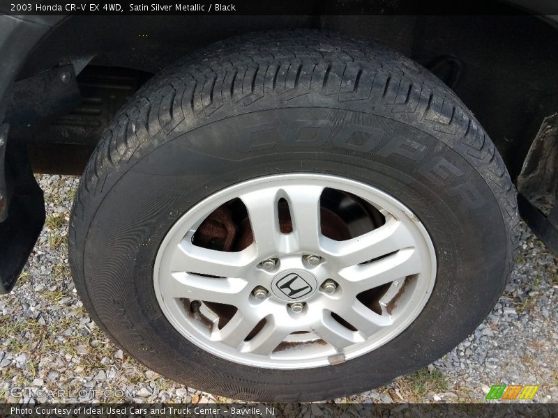 Satin Silver Metallic / Black 2003 Honda CR-V EX 4WD