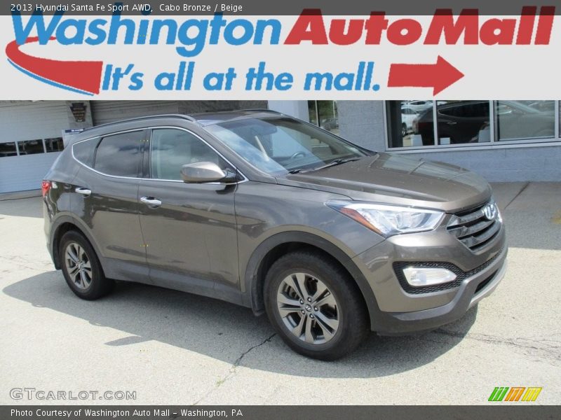 Cabo Bronze / Beige 2013 Hyundai Santa Fe Sport AWD