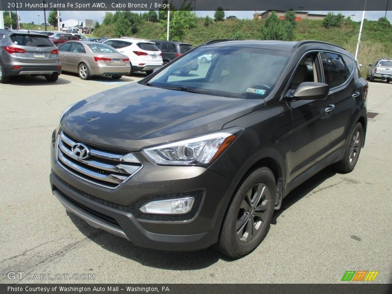 Cabo Bronze / Beige 2013 Hyundai Santa Fe Sport AWD