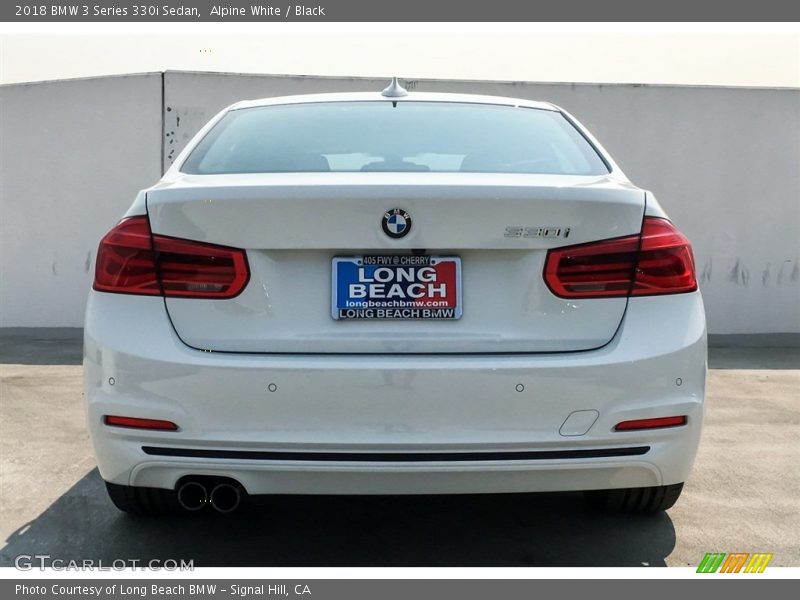 Alpine White / Black 2018 BMW 3 Series 330i Sedan