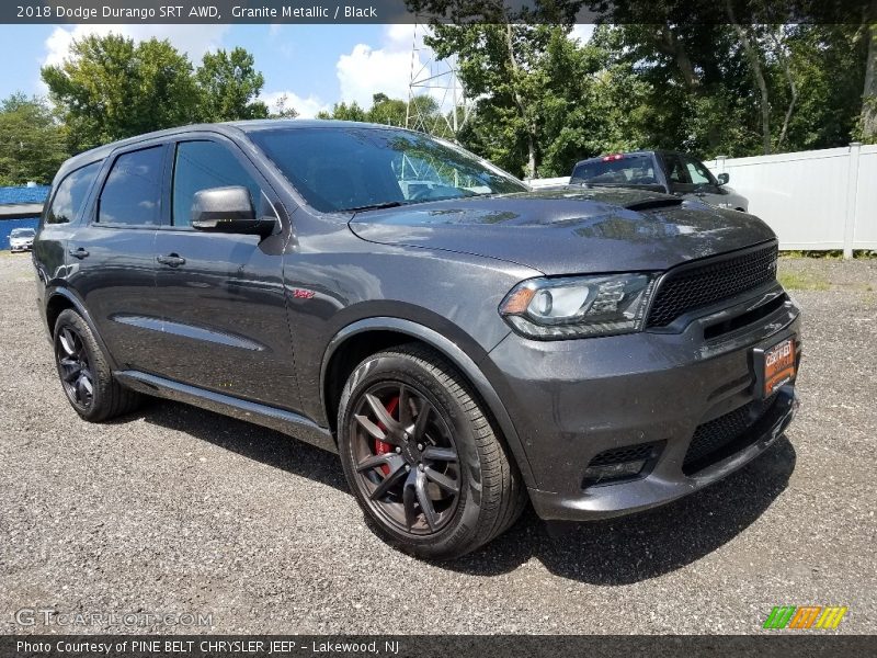 Granite Metallic / Black 2018 Dodge Durango SRT AWD