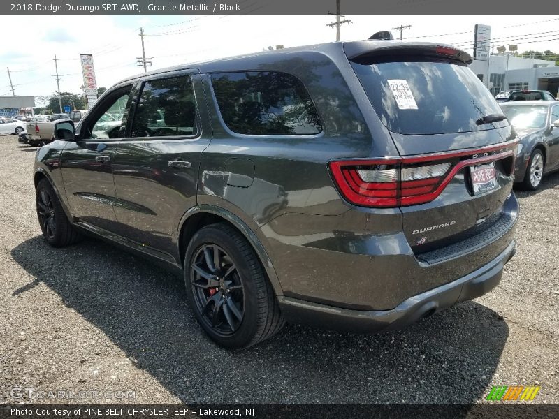 Granite Metallic / Black 2018 Dodge Durango SRT AWD