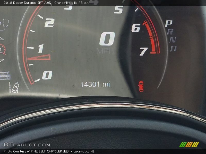 Granite Metallic / Black 2018 Dodge Durango SRT AWD