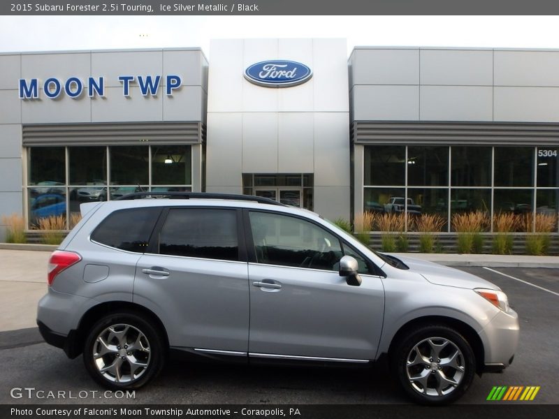 Ice Silver Metallic / Black 2015 Subaru Forester 2.5i Touring
