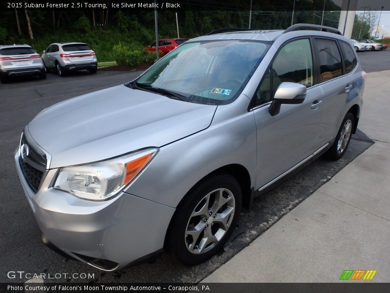 Ice Silver Metallic / Black 2015 Subaru Forester 2.5i Touring