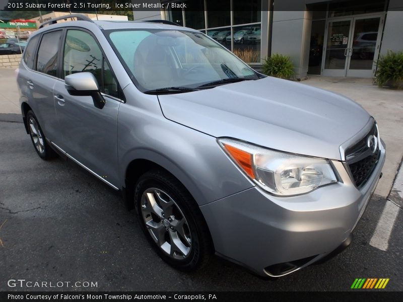Ice Silver Metallic / Black 2015 Subaru Forester 2.5i Touring