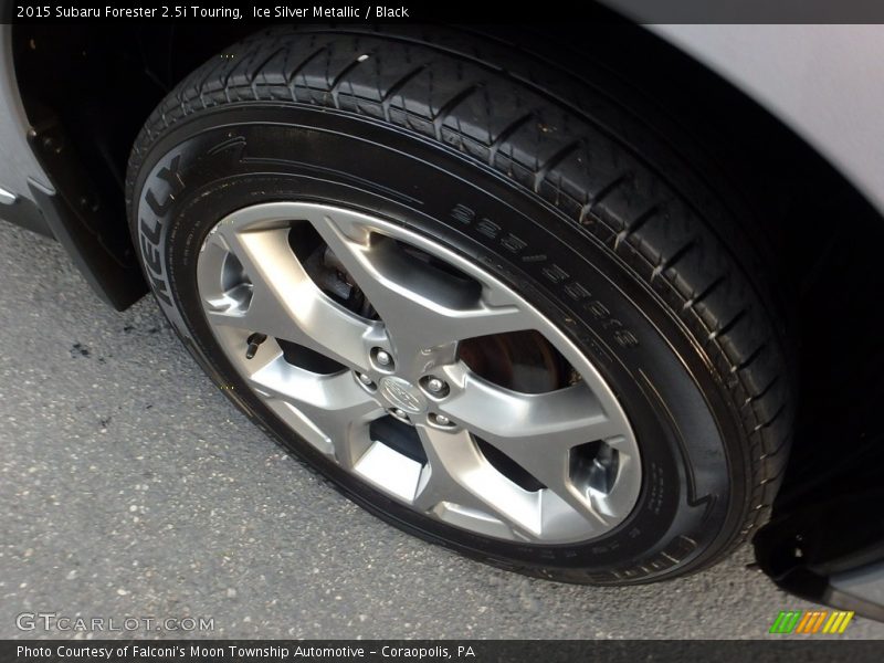Ice Silver Metallic / Black 2015 Subaru Forester 2.5i Touring