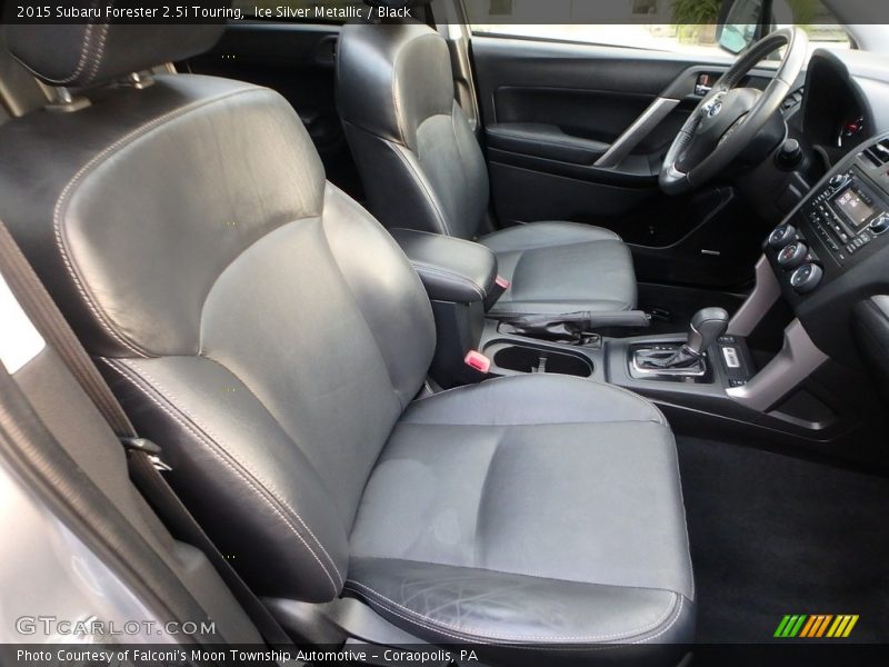 Ice Silver Metallic / Black 2015 Subaru Forester 2.5i Touring