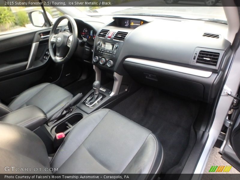 Ice Silver Metallic / Black 2015 Subaru Forester 2.5i Touring