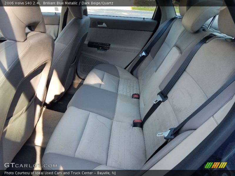 Brilliant Blue Metallic / Dark Beige/Quartz 2006 Volvo S40 2.4i