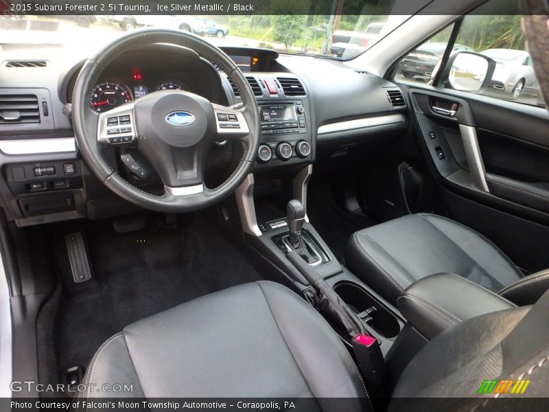 Ice Silver Metallic / Black 2015 Subaru Forester 2.5i Touring