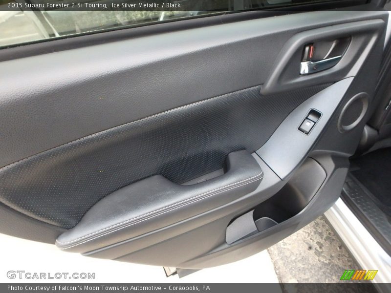 Ice Silver Metallic / Black 2015 Subaru Forester 2.5i Touring