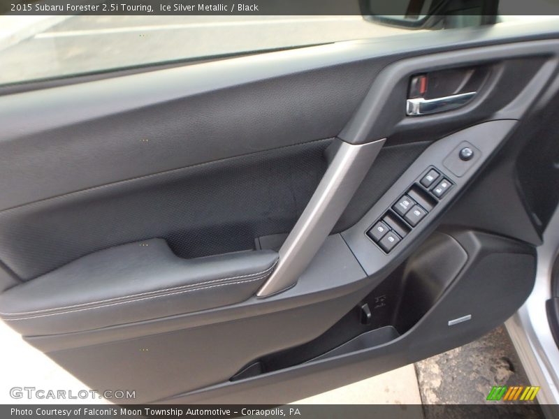 Ice Silver Metallic / Black 2015 Subaru Forester 2.5i Touring