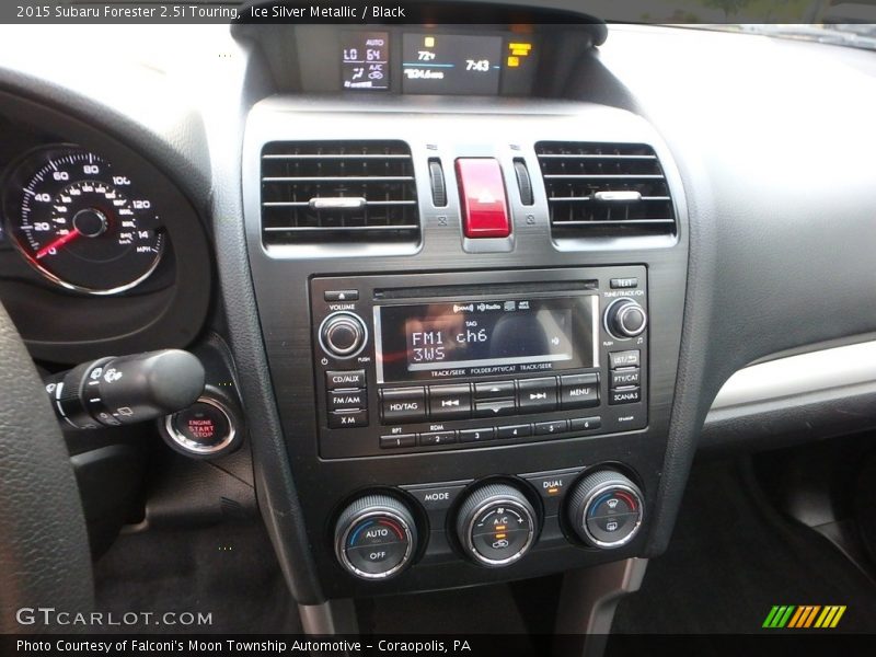 Ice Silver Metallic / Black 2015 Subaru Forester 2.5i Touring