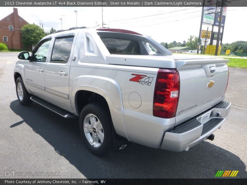 Silver Ice Metallic / Dark Cashmere/Light Cashmere 2013 Chevrolet Avalanche LT 4x4 Black Diamond Edition