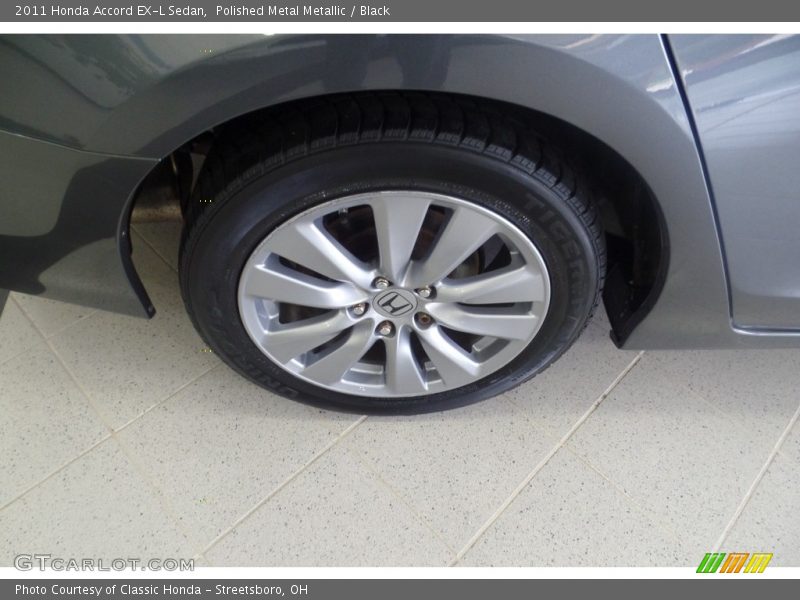 Polished Metal Metallic / Black 2011 Honda Accord EX-L Sedan