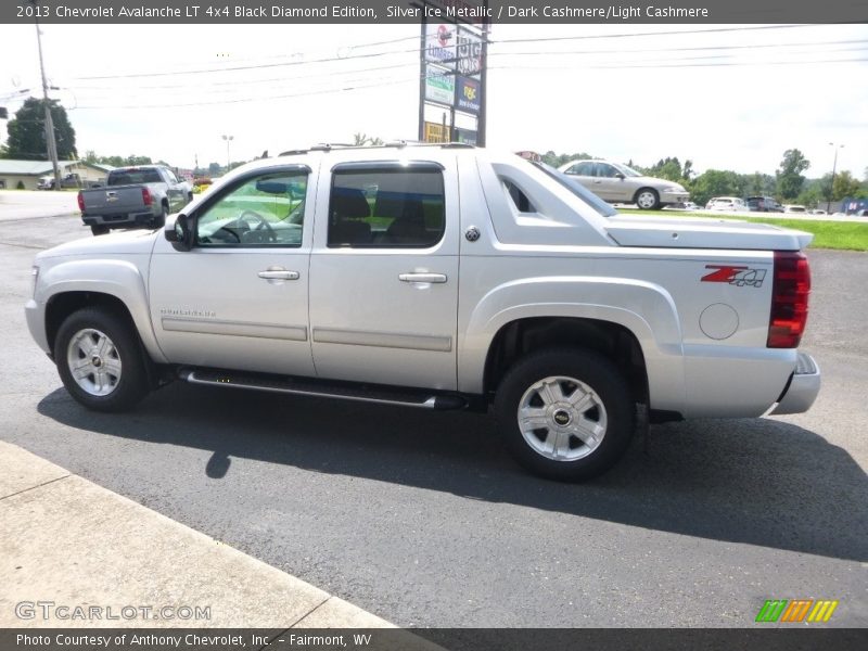 Silver Ice Metallic / Dark Cashmere/Light Cashmere 2013 Chevrolet Avalanche LT 4x4 Black Diamond Edition