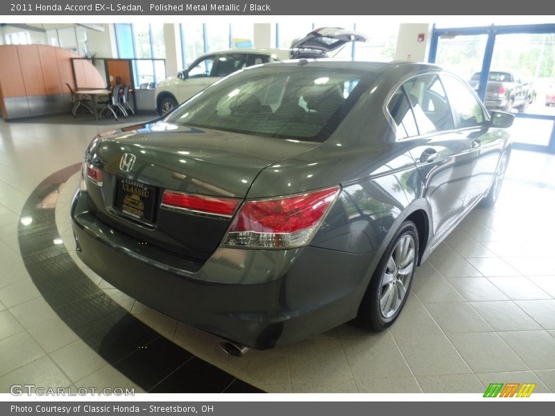 Polished Metal Metallic / Black 2011 Honda Accord EX-L Sedan