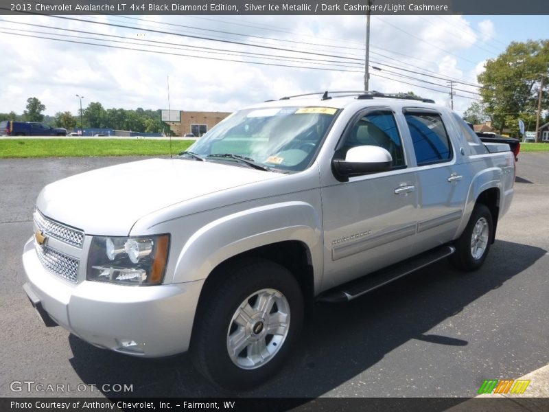 Silver Ice Metallic / Dark Cashmere/Light Cashmere 2013 Chevrolet Avalanche LT 4x4 Black Diamond Edition