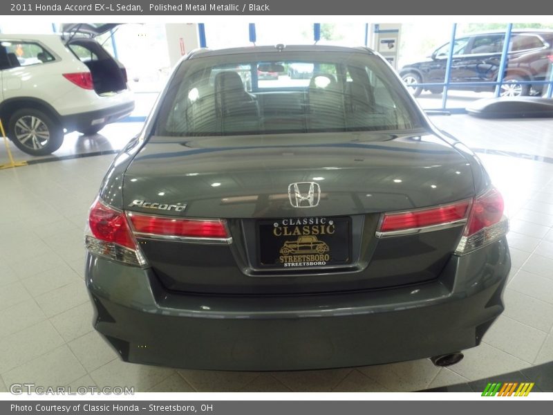 Polished Metal Metallic / Black 2011 Honda Accord EX-L Sedan