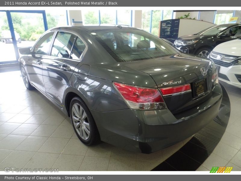 Polished Metal Metallic / Black 2011 Honda Accord EX-L Sedan