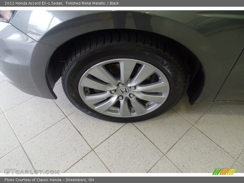 Polished Metal Metallic / Black 2011 Honda Accord EX-L Sedan