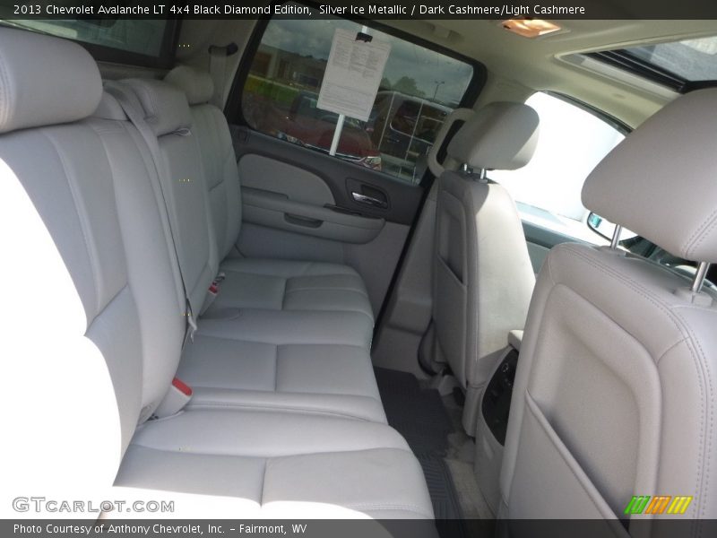 Silver Ice Metallic / Dark Cashmere/Light Cashmere 2013 Chevrolet Avalanche LT 4x4 Black Diamond Edition