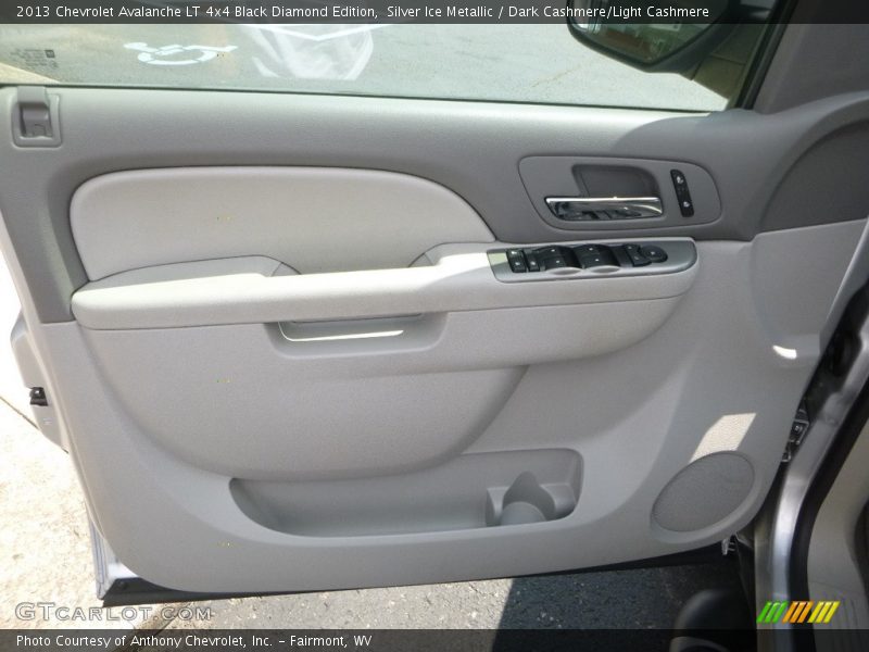 Silver Ice Metallic / Dark Cashmere/Light Cashmere 2013 Chevrolet Avalanche LT 4x4 Black Diamond Edition