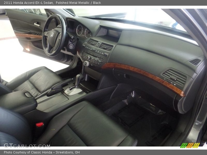 Polished Metal Metallic / Black 2011 Honda Accord EX-L Sedan