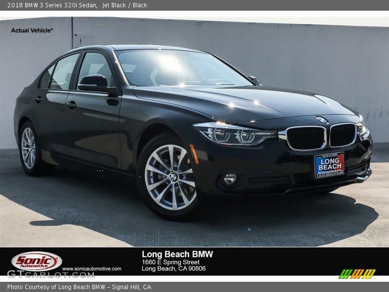 Jet Black / Black 2018 BMW 3 Series 320i Sedan