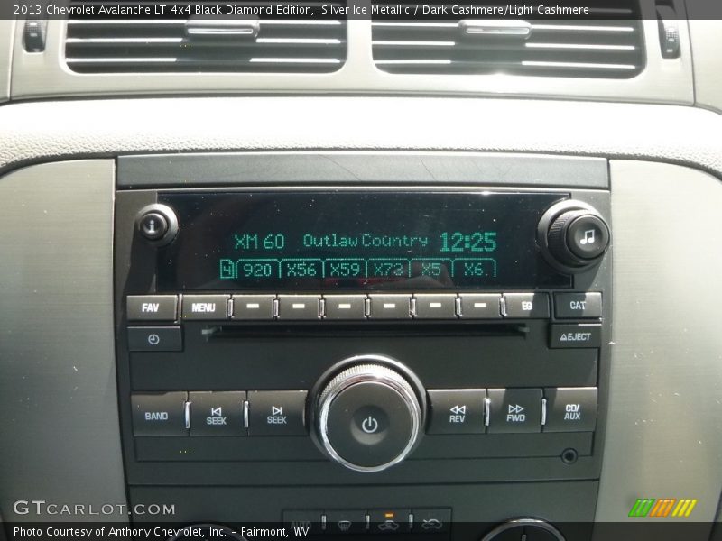 Silver Ice Metallic / Dark Cashmere/Light Cashmere 2013 Chevrolet Avalanche LT 4x4 Black Diamond Edition