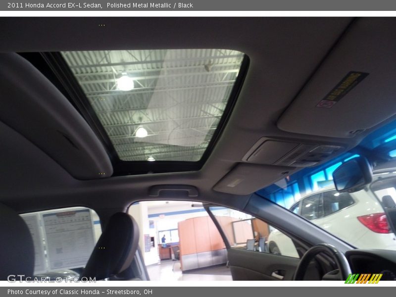 Polished Metal Metallic / Black 2011 Honda Accord EX-L Sedan