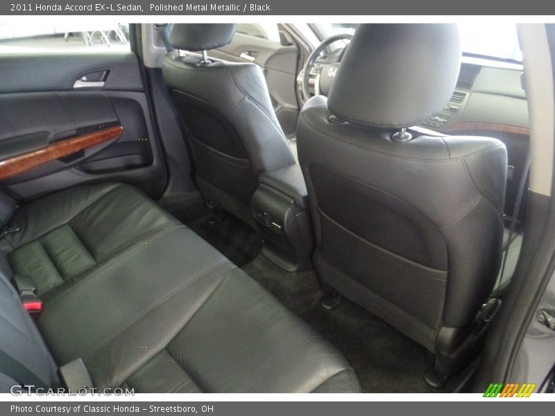Polished Metal Metallic / Black 2011 Honda Accord EX-L Sedan