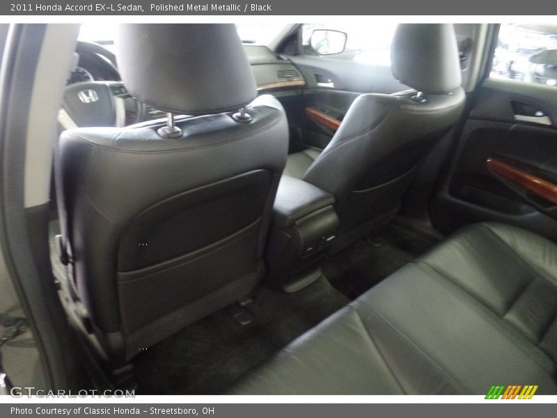 Polished Metal Metallic / Black 2011 Honda Accord EX-L Sedan