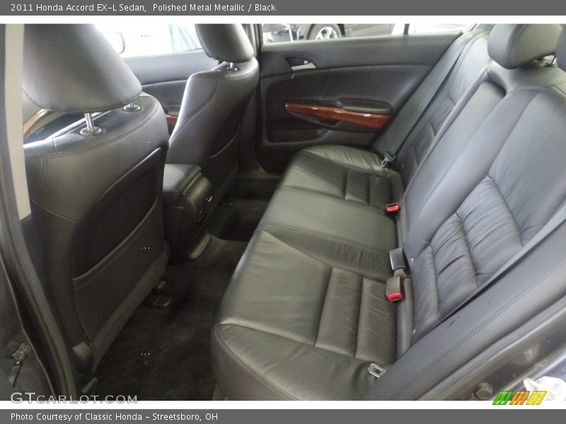 Polished Metal Metallic / Black 2011 Honda Accord EX-L Sedan