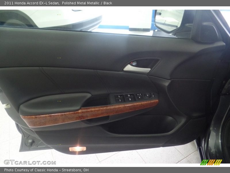 Polished Metal Metallic / Black 2011 Honda Accord EX-L Sedan