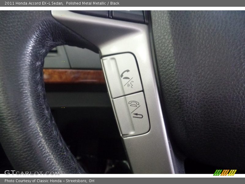 Polished Metal Metallic / Black 2011 Honda Accord EX-L Sedan